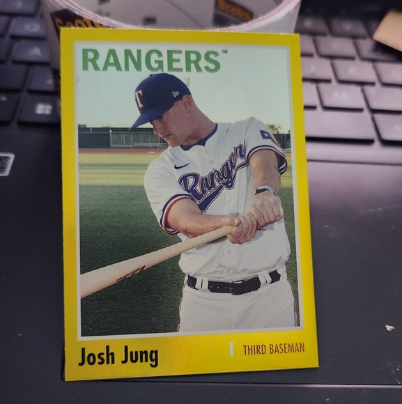 2024 topps archives Josh jung gold foil Texas rangers - Picture 1 of 1